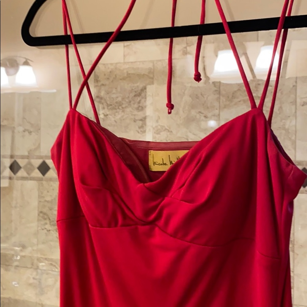 Nicole Miller spaghetti strap